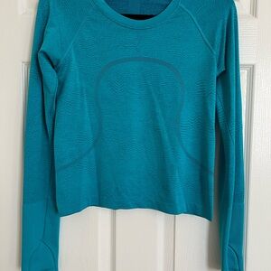 lululemon athletica Teal Long Sleeve Top